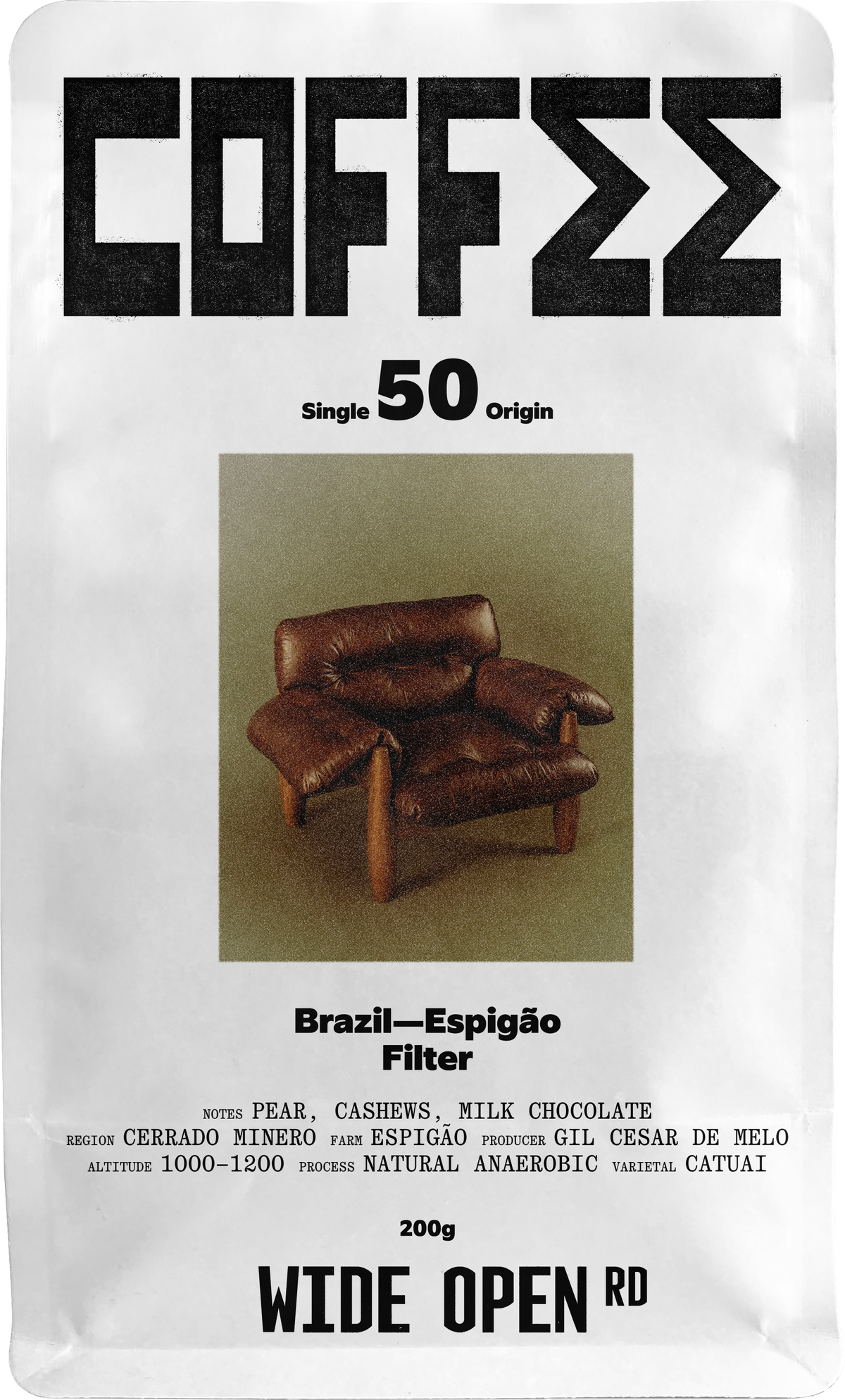 Brazil Espigão natural anaerobic filter, 200g bag