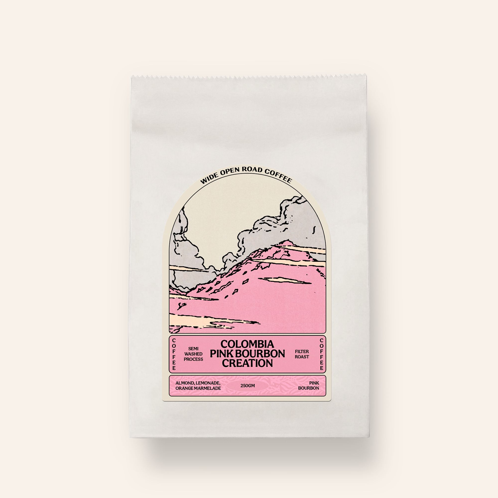 COLOMBIA | PINK BOURBON CREATION | SEMI WASHED - FILTER